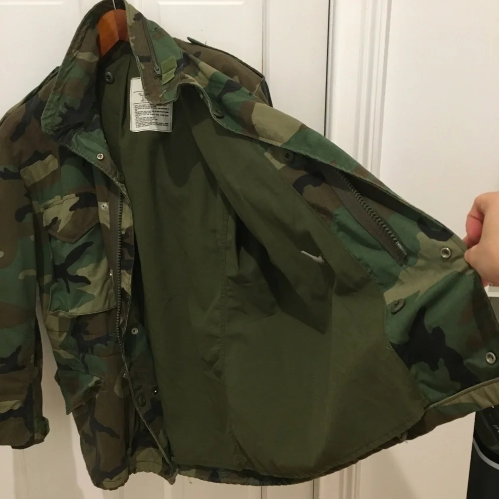 VINTAGE US MILITARY MENS FIELD COAT JACKET
